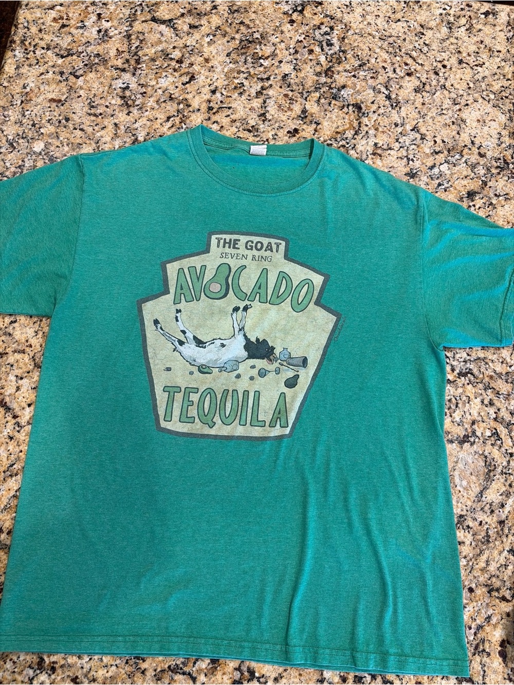 The Goat Avocado Tequila Graphic Tee - Green Chowdaheadz Size L